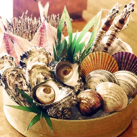 グランドメニュー - 糸島 牡蠣(カキ)小屋・海鮮丼｜【浜焼き白浜家